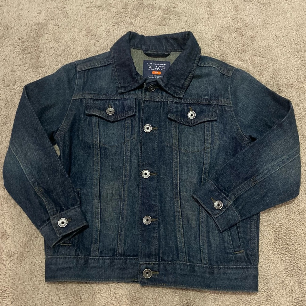 Dark Wash Denim Jacket Size 5T - Picture 3 of 11